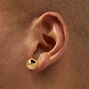 Gold-tone Ball Stud Earrings,