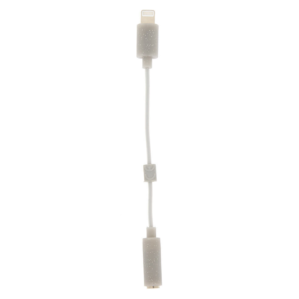 Adaptateur pour casque audio gris,