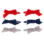Claire&#39;s Club Bow Snap Hair Clips - 6 Pack,
