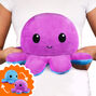 TeeTurtle&trade; 8&#39;&#39; Reversible Plushies Blue &amp; Purple Octopus,