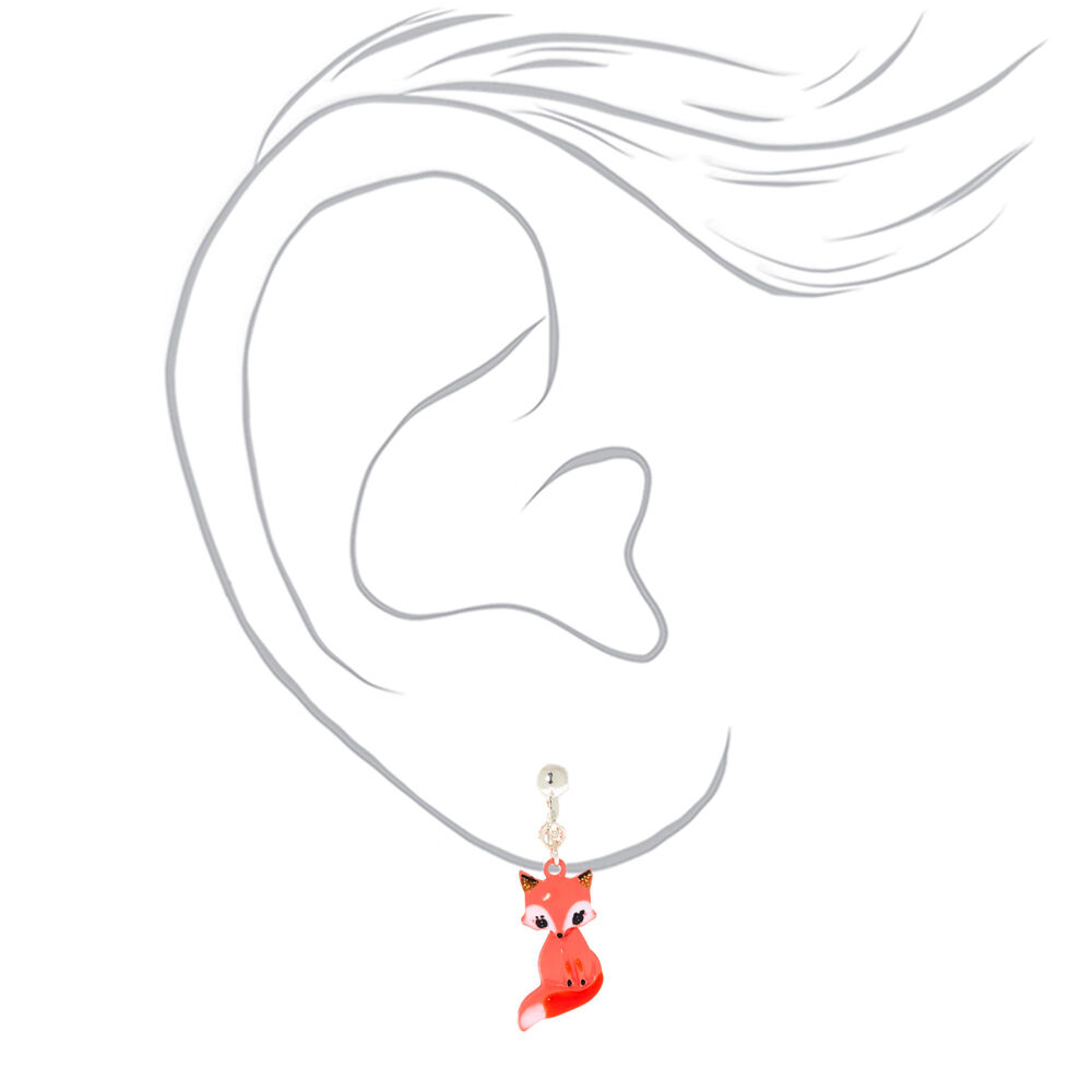 Claire's fox earrings deals