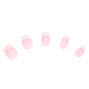 Faux ongles carr&eacute;s lilas French manucure - Lot de 24,