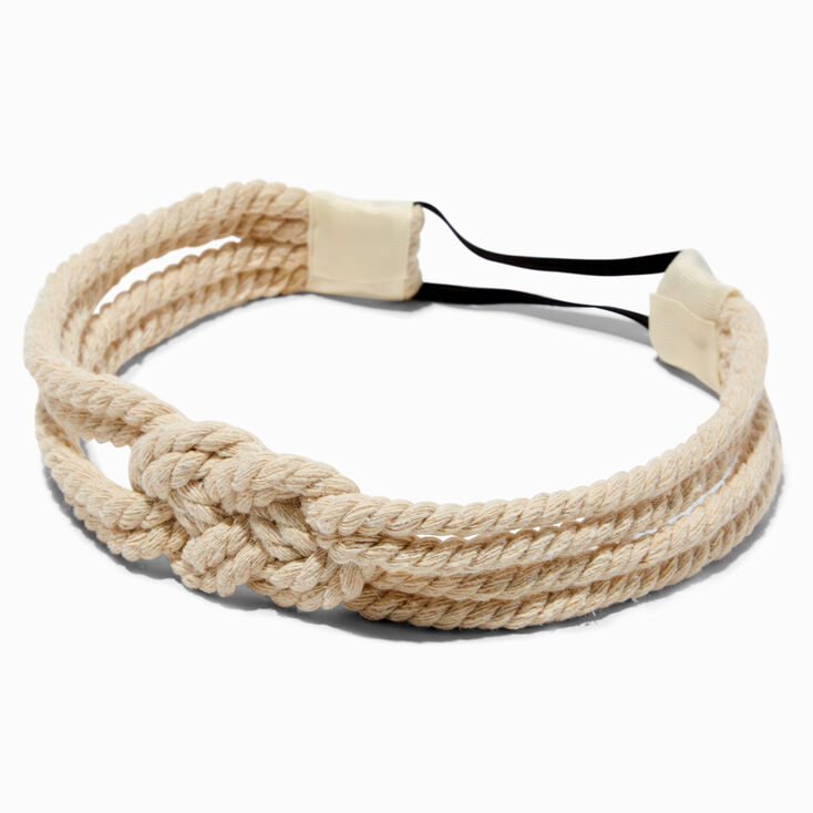 Claire's Natural Rope Knotted Headwrap