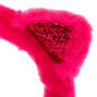 Glitter Cat Soft Ear Muffs - Hot Pink,