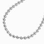 Silver-tone Ball Chain Necklace,