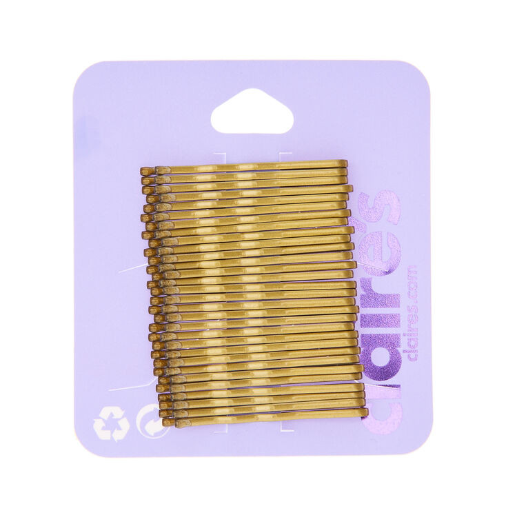 Mini Blonde Bobby Pins - 30 Pack,