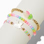 Claire&#39;s Club Bunny Bloom Bracelets - 3 Pack,