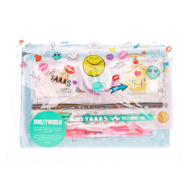 Claire's Ensemble d’articles de papeterie Smiley World®