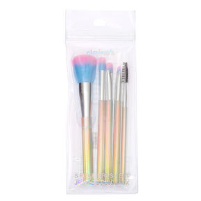Holographic Makeup Brush Set - 5 Pack,