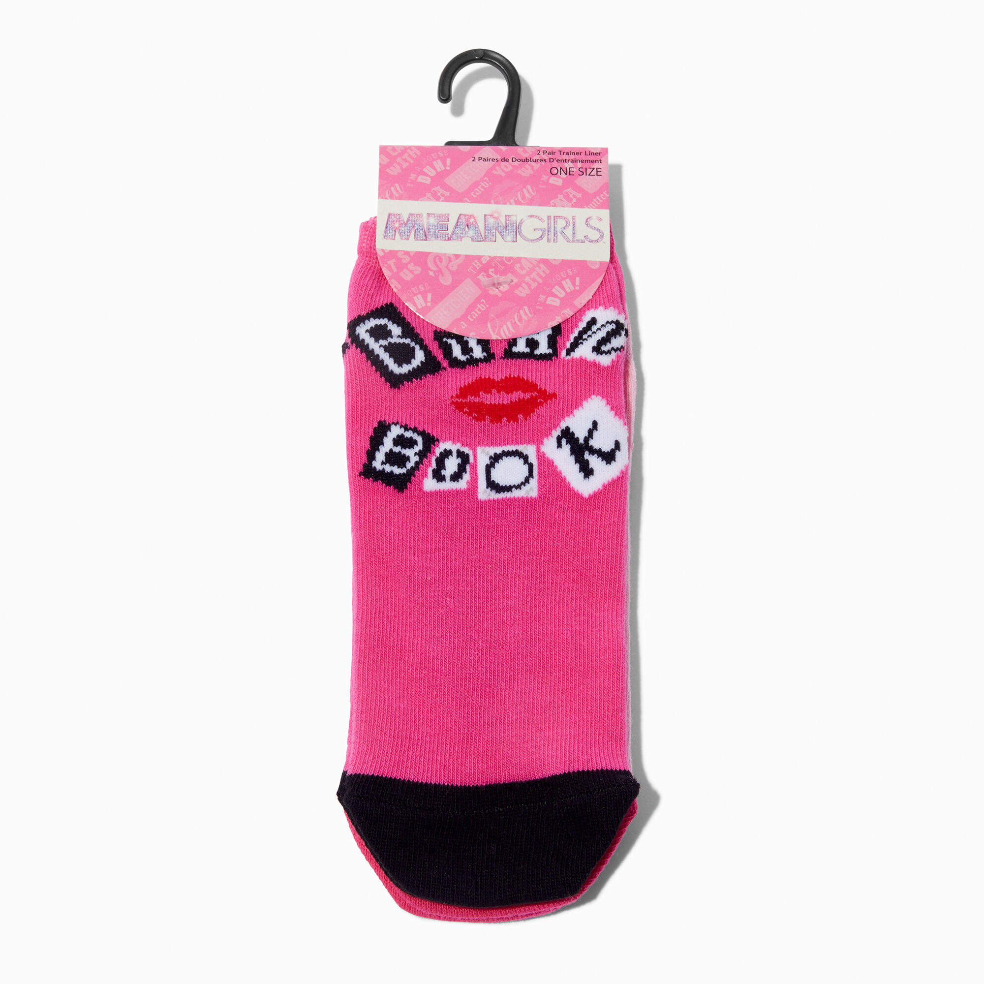 View Mean Girls X Claires Ankle Socks 2 Pack information