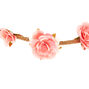 Braided Flower Crown Headwrap - Pink,