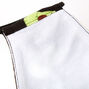 Masque en coton noir imprim&eacute; avocat - Adulte,
