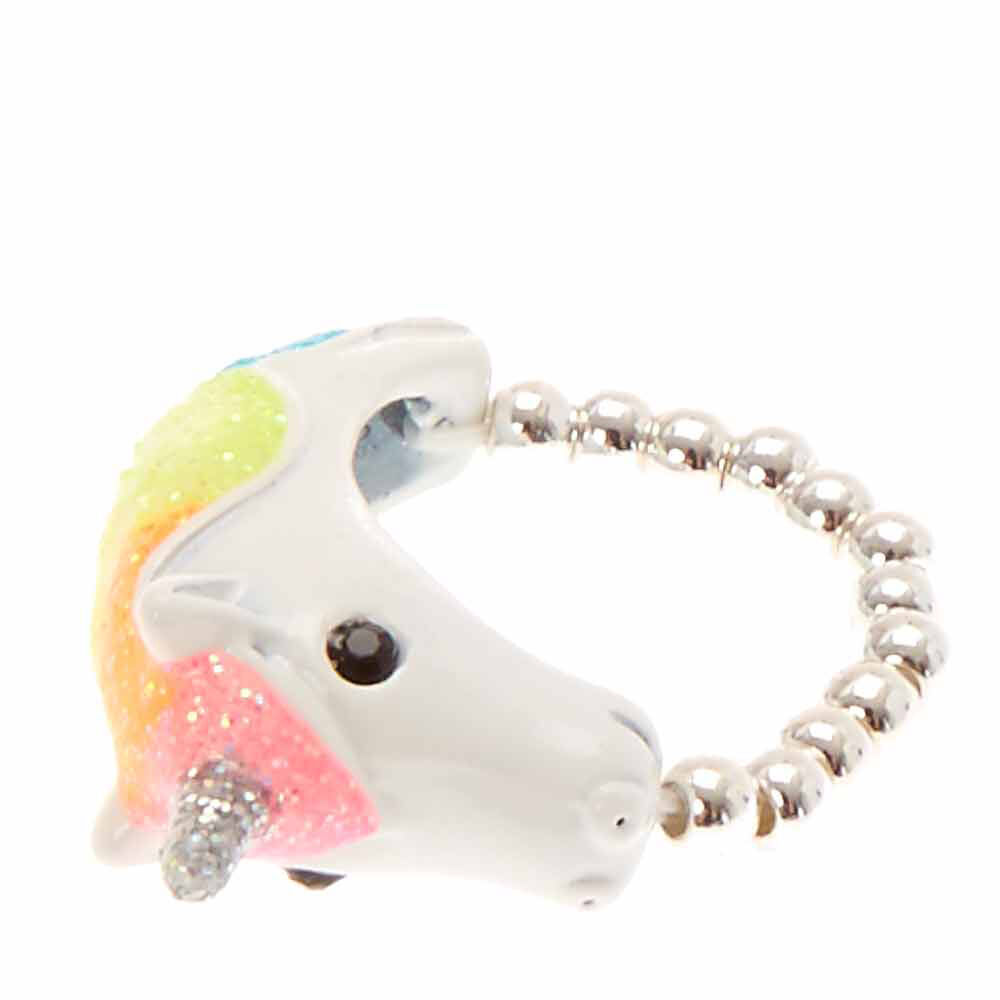 Rainbow unicorn discount ring
