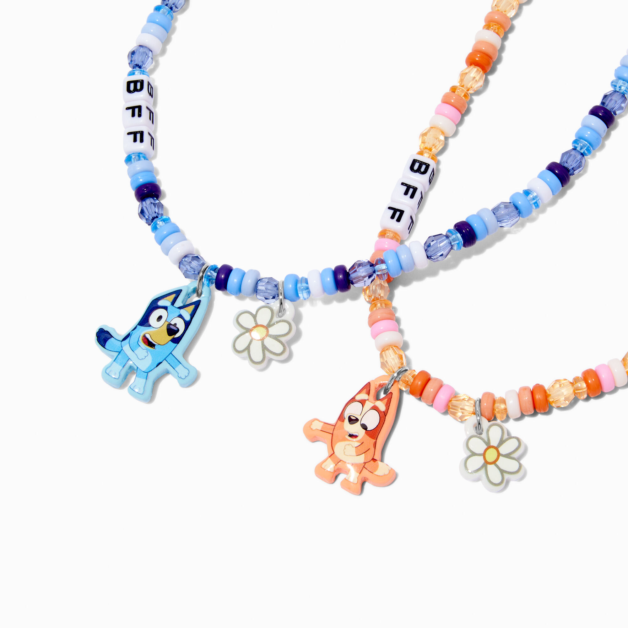 Bluey Best Friends Beaded Necklace Set - 2 Pack,