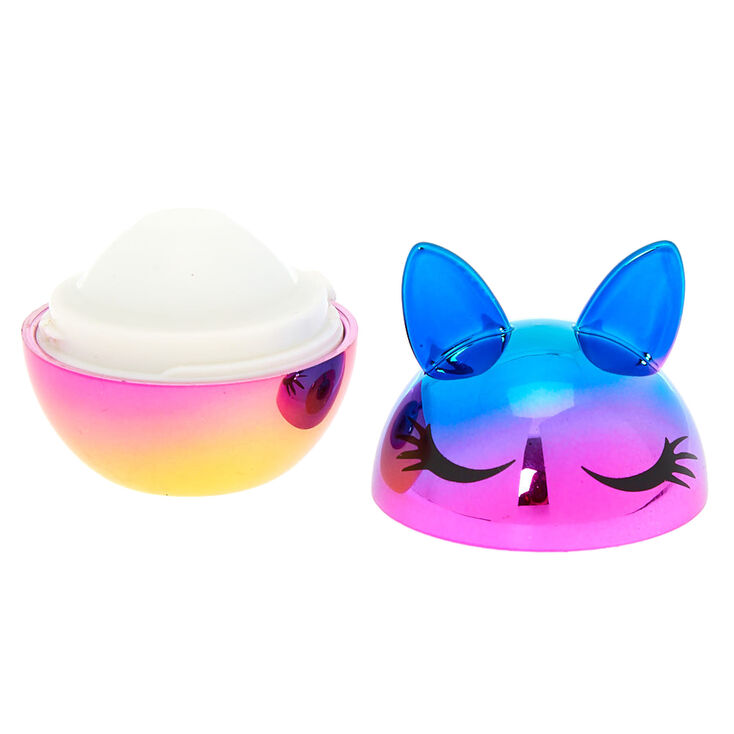 Rainbow Holographic Bunny Lip Balm - Strawberry,