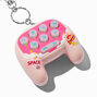 Pink Whack-A-Mole Game Controller Keychain,