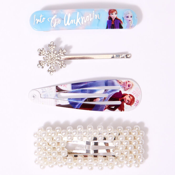 Barrettes clic clac La Reine des Neiges 2 ©Disney - Lot de 4