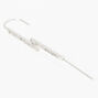 Silver Crystal Lightning Bolt Ear Cuff Pin,