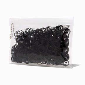 Mini &eacute;lastiques doux pour les cheveux noirs - Lot de 1&nbsp;000,