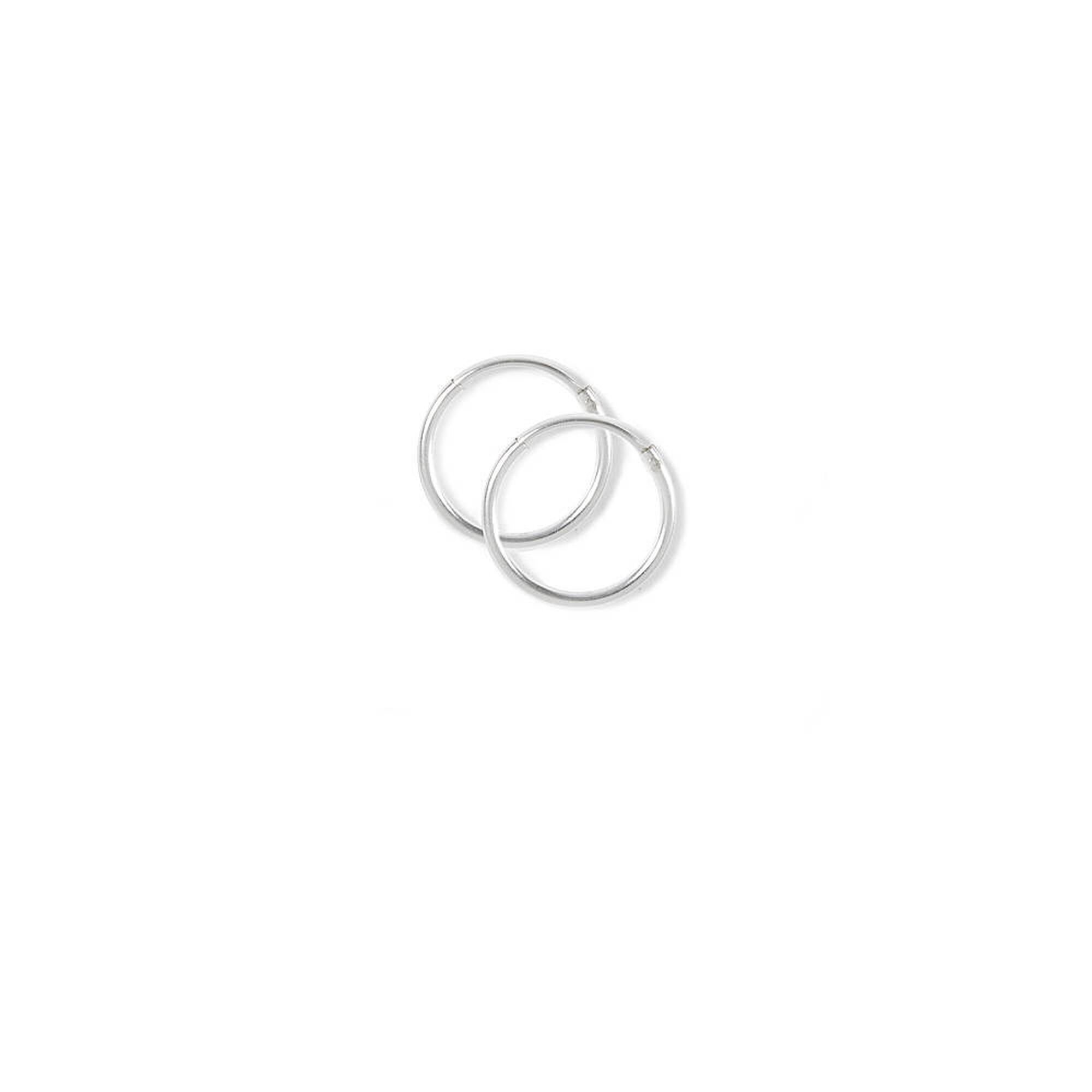 C LUXE by Claire's Sterling Silver 12MM Hoop Earrings,