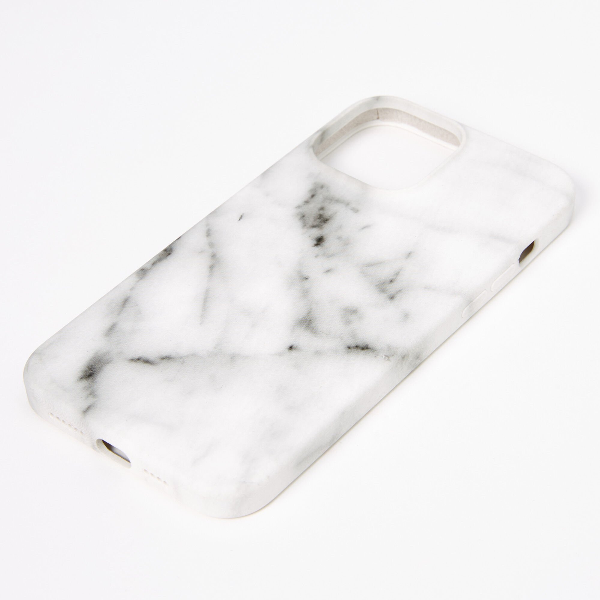 White Marble Protective Phone Case - Fits iPhone® 13 Pro Max,