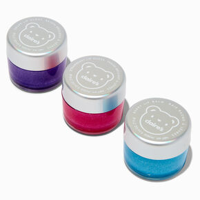 Chrome Bear Flavored Lip Gloss Pot Set - 3 Pack,