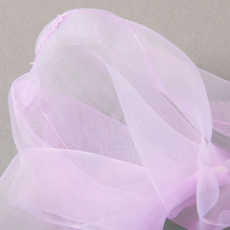 Giant Organza Hair Scrunchie - Lilac,