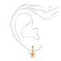 Gold Flamingo Mixed Earrings &amp; Ear Cuff Set &#40;6 Pack&#41;,