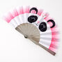 Claire&#39;s Club Panda Folding Fan - Pink,