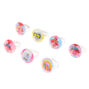 Bagues et boucles d&#39;oreilles autocollantes Les Trolls 2&nbsp;: Tourn&eacute;e mondiale - Lot de 7,