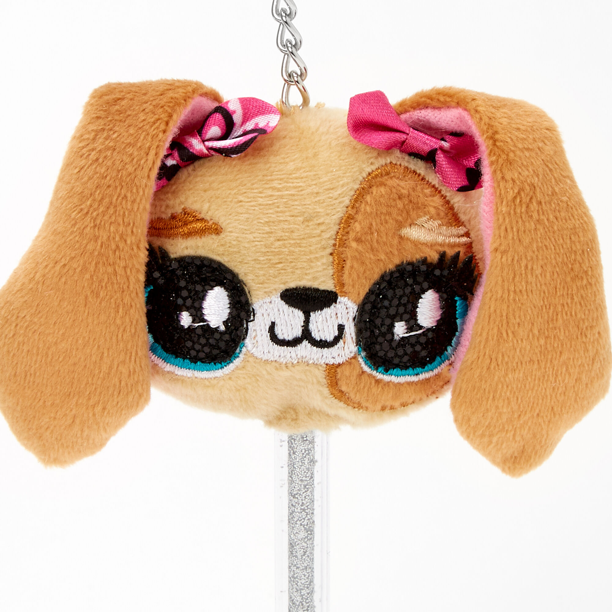 Puppy Mini Keychain Pen - Brown,