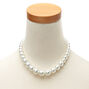 Collier perles d&#39;imitation gradu&eacute;es,