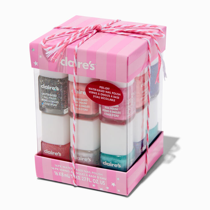 Holiday Peel Off Nail Polish Set - 16 Pack,