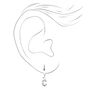 Silver Initial Earring Stackables Set &#40;3 Pack, C&#41;,