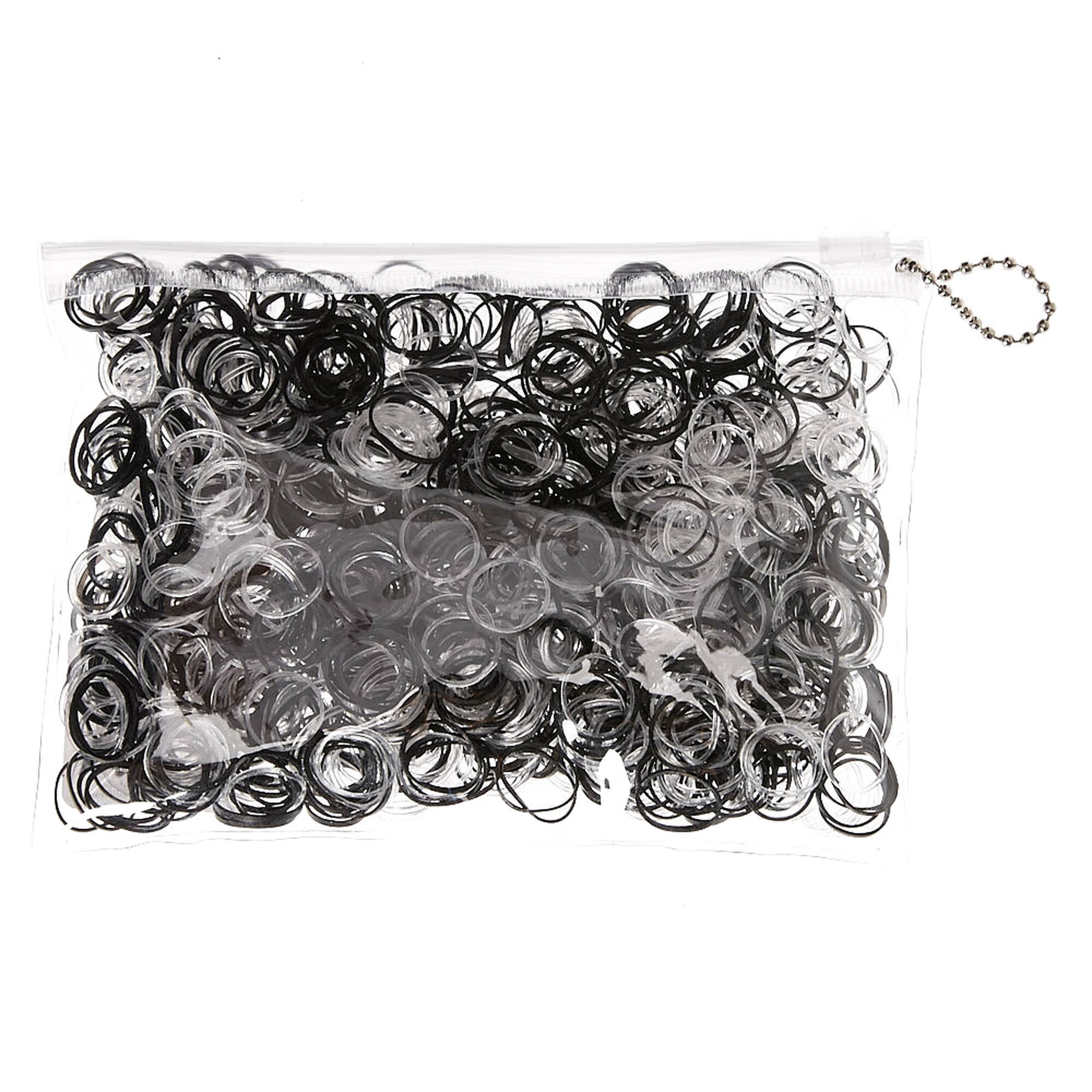 View Claires Clear No More Snag Mini Hair Bobbles 1000 Pack Black information