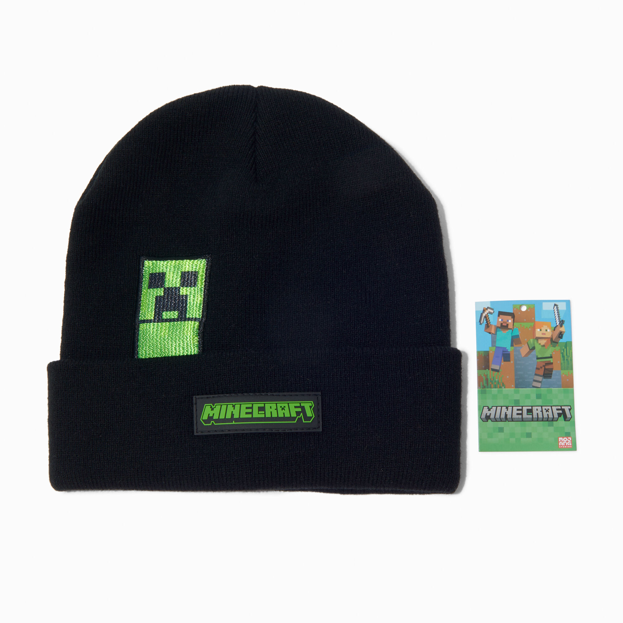 View Claires Minecraft Beanie Hat Black information