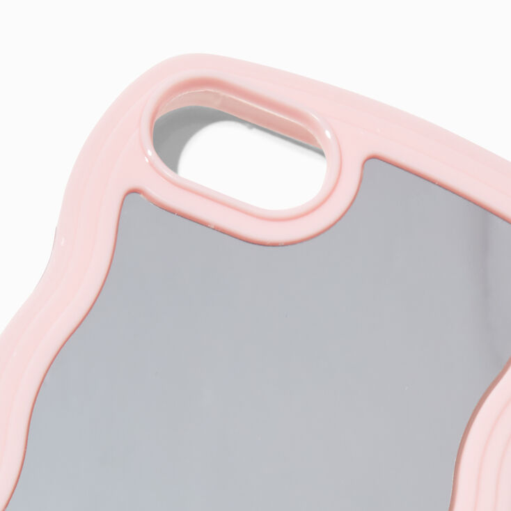 Pink Trim Wavy Mirror Phone Case