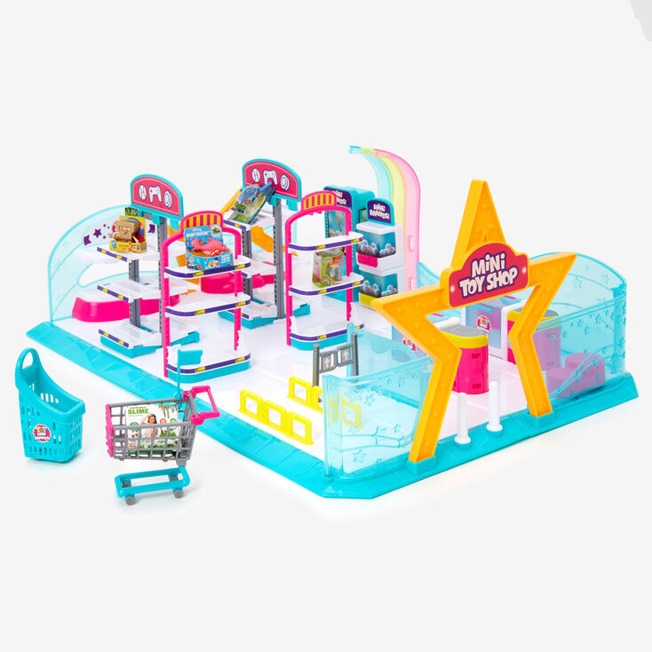5 Surprise Brands Toy Shop Playset Series 1 by ZURU with 5 Exclusive  Mystery Mini , Store and Display Your Collectibles Collection! , White