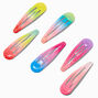 Claire&#39;s Club Ombr&eacute; Glitter Snap Hair Clips - 6 Pack,