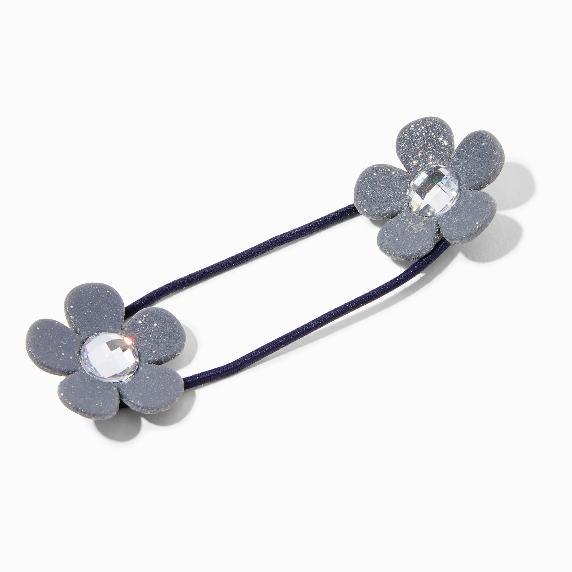Claire's Club Fairy Gem Flower Hair Ties - 4 Pack,