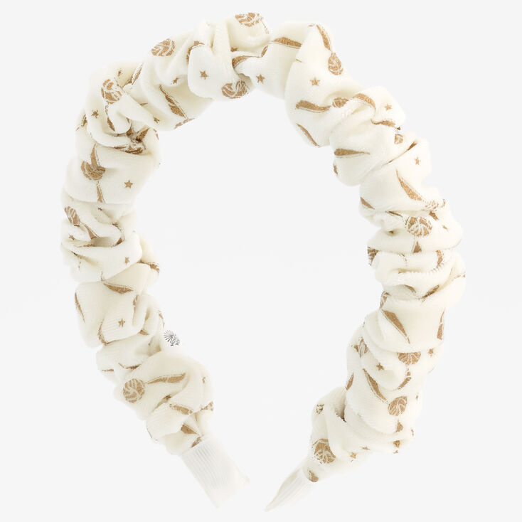 Harry Potter&trade; Golden Snitch  Headband &ndash; White,