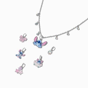 Disney Stitch Claire&#39;s Exclusive Slumber Party Charm Necklace,