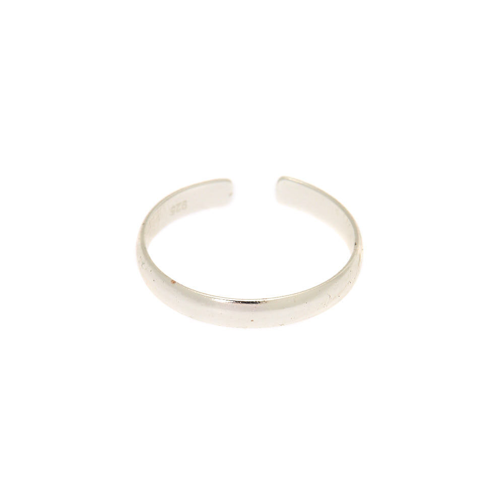 Sterling Silver Classic Band Toe Ring,