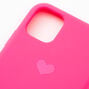 Neon Pink Heart Phone Case - Fits iPhone&reg; 11,