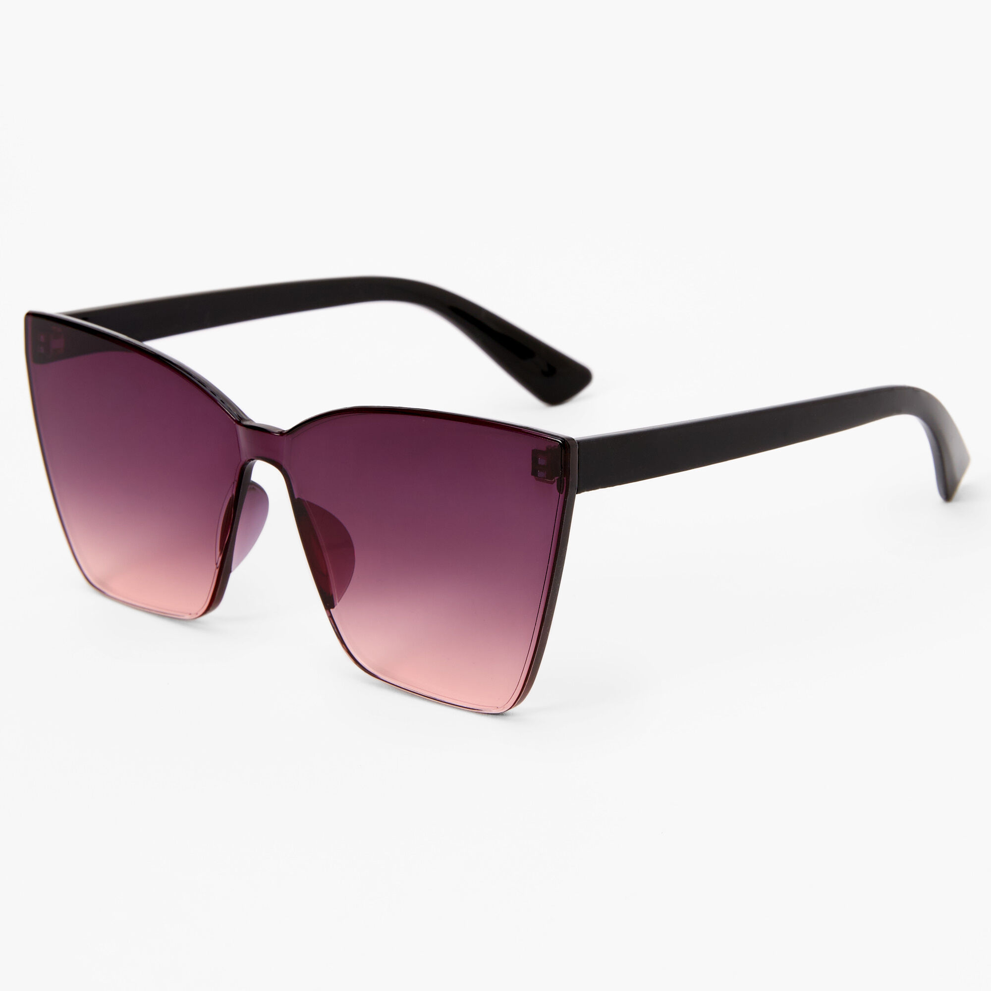 View Claires Slim Cateye Sunglasses Black information