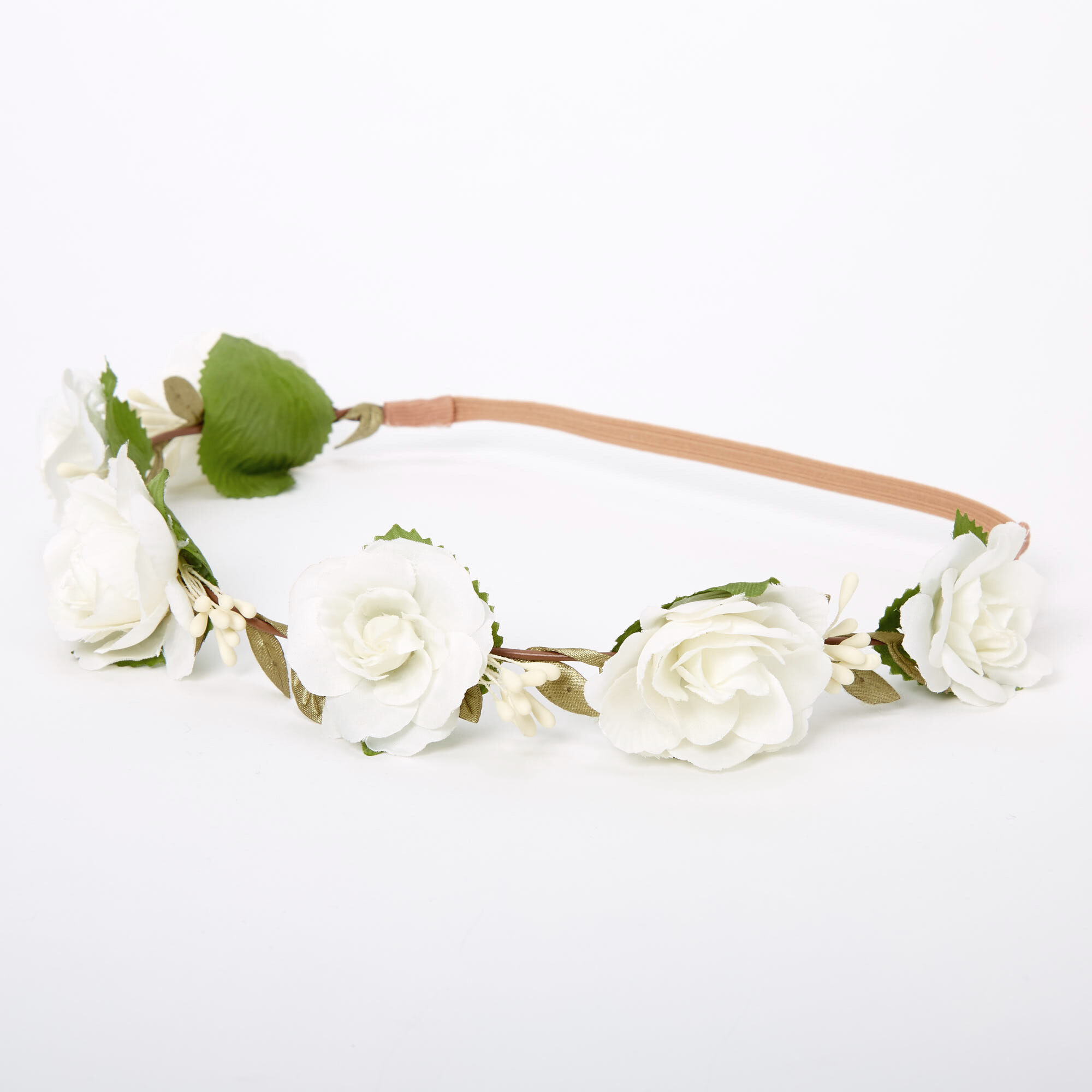 Claire's accessories flower crown top