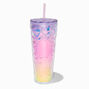 Pink Ombr&eacute; Faceted Tumbler,