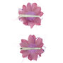 Glitter Lilly Flower Hair Clips - 2 Pack,