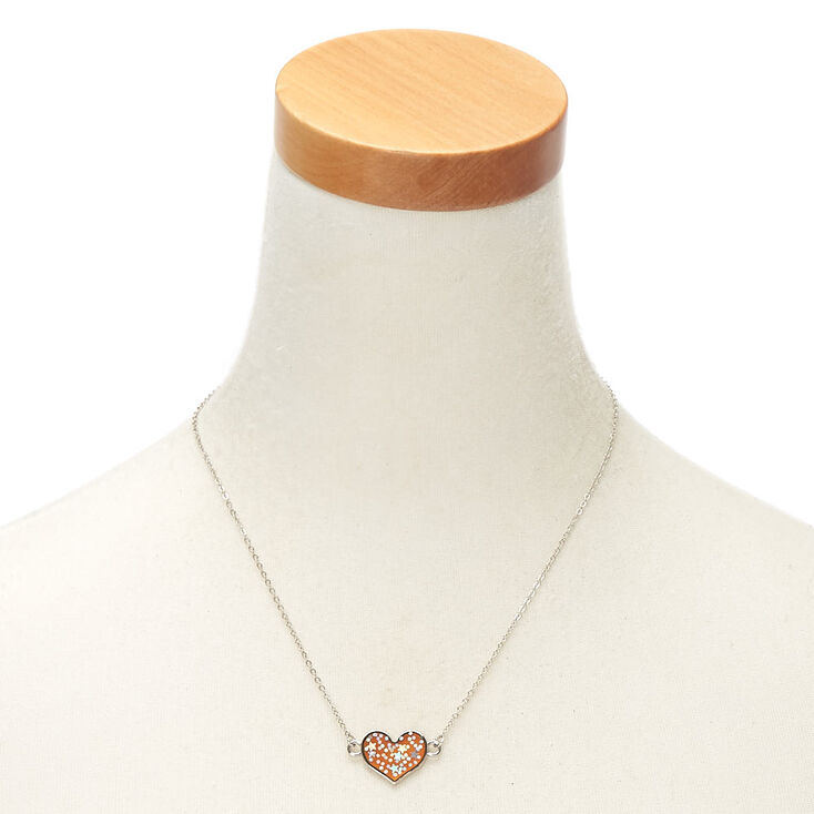 Collier d&rsquo;humeur &agrave; pendentif c&oelig;ur et &eacute;toile,
