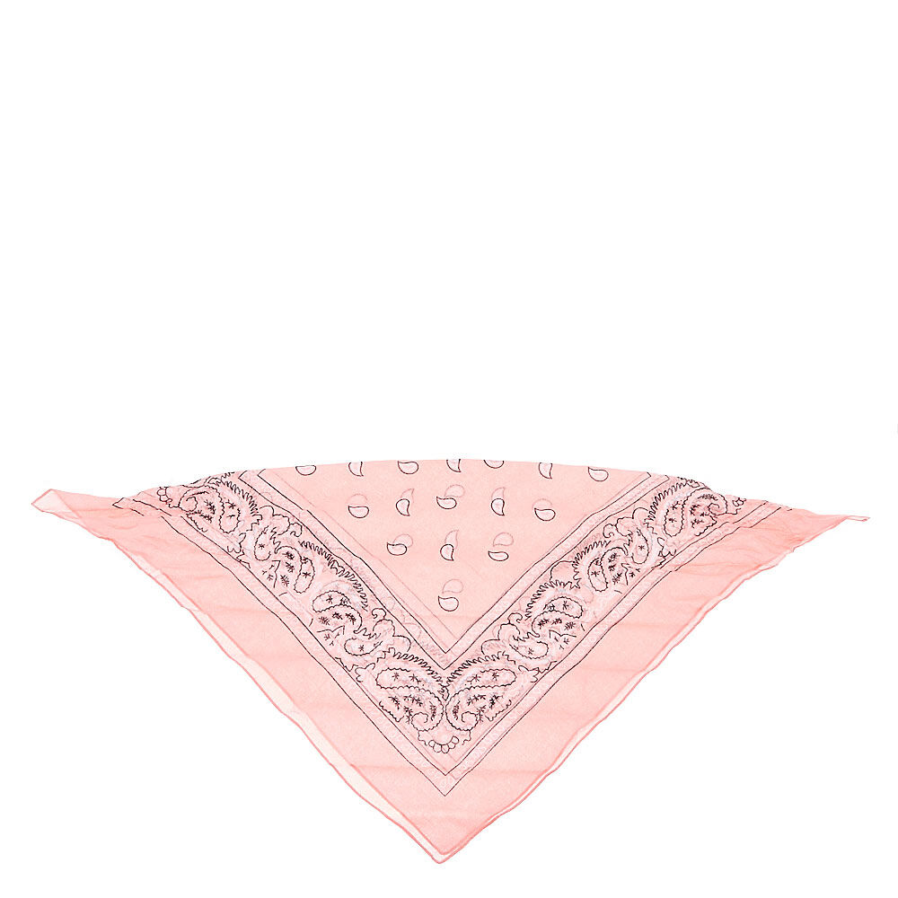 Light Pink Paisley Bandana Headwrap,